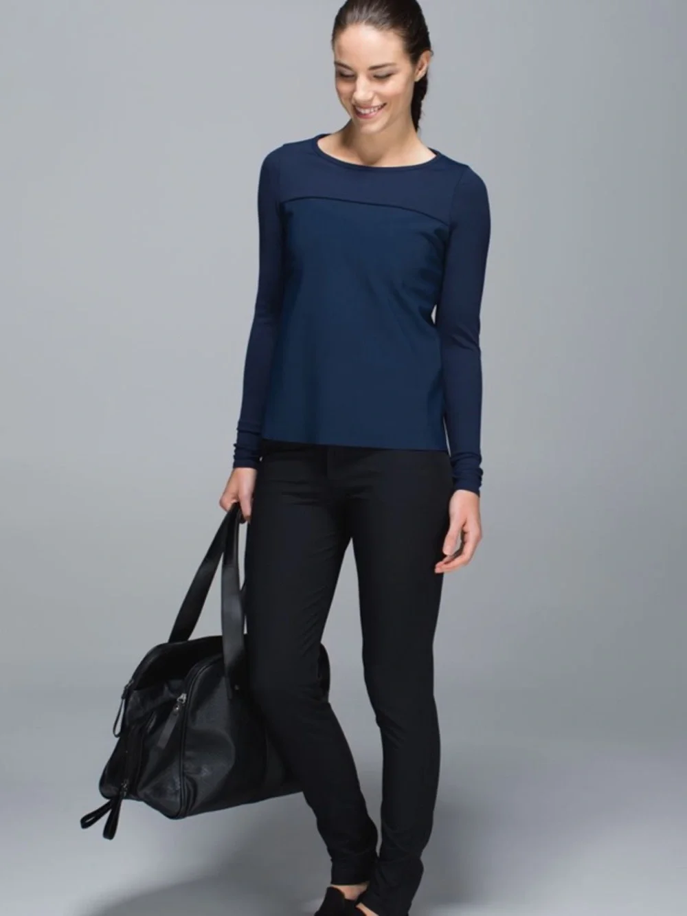 lululemon Out Of This World Long Sleeve Inkwell Blue Luxtreme